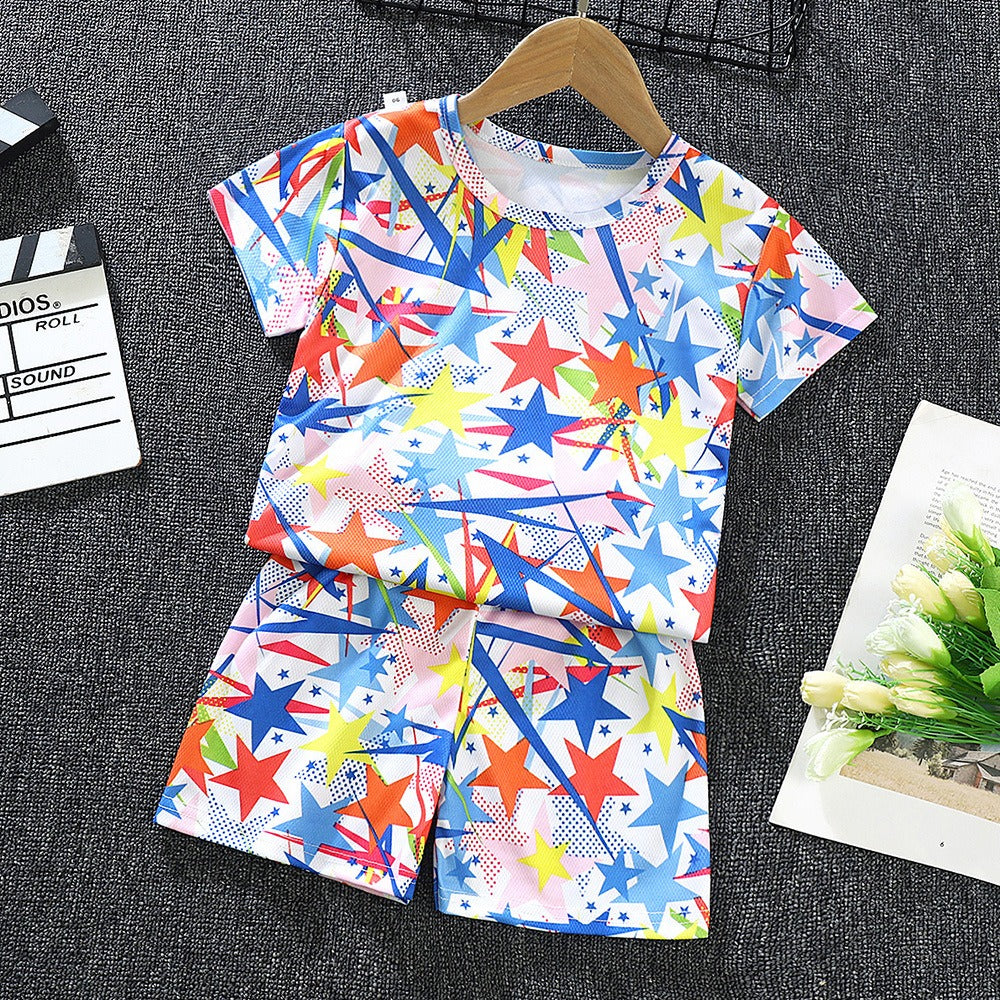 Children's Suit Short-Sleeve-Children Cloth Shop