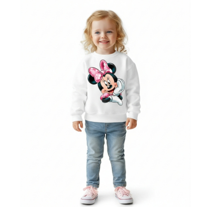Cartoon Print Long-Sleeve Fleece