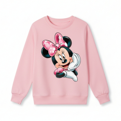 Cartoon Print Long-Sleeve Fleece