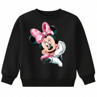 Cartoon Print Long-Sleeve Fleece