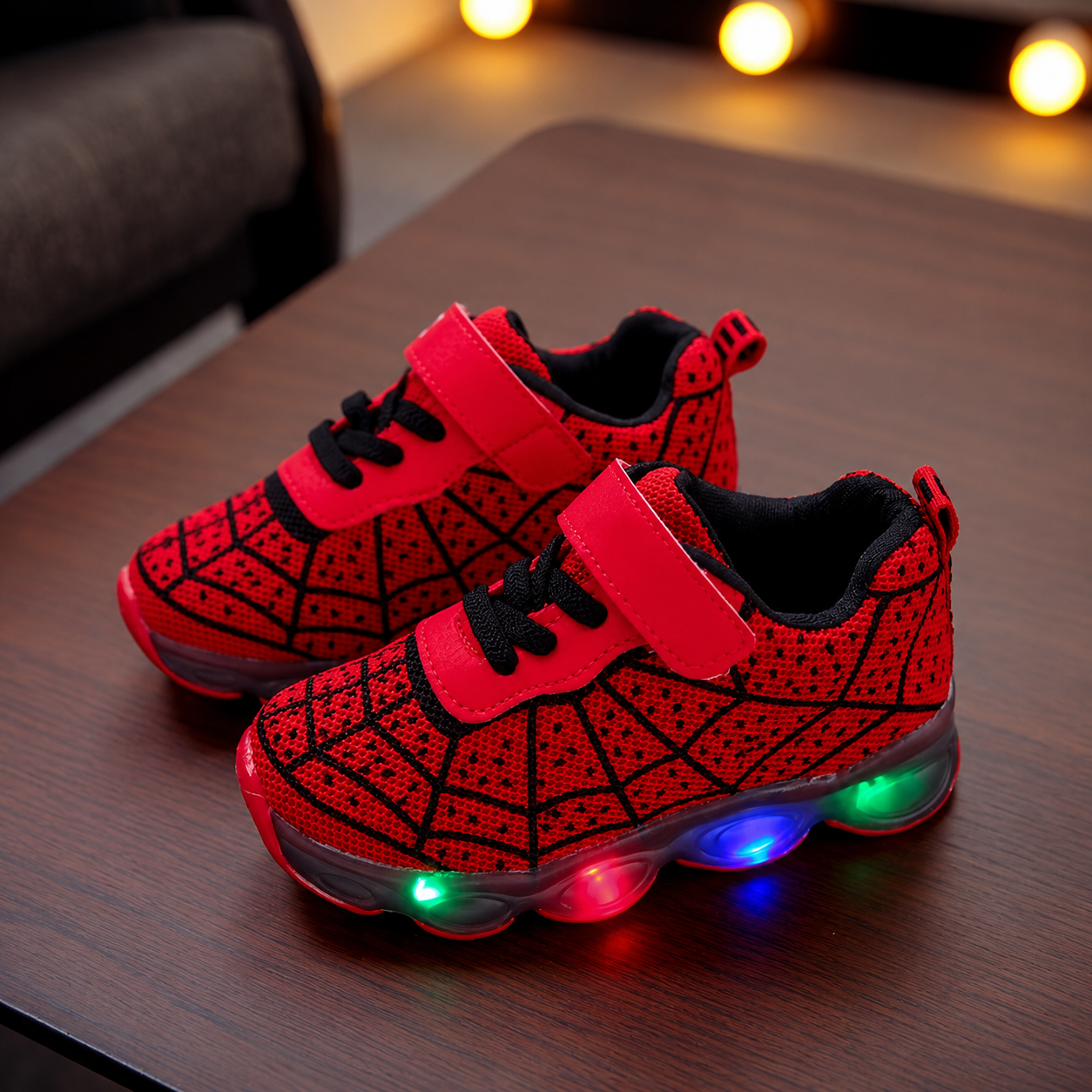 Casual Flashing Light Sneakers For Kids