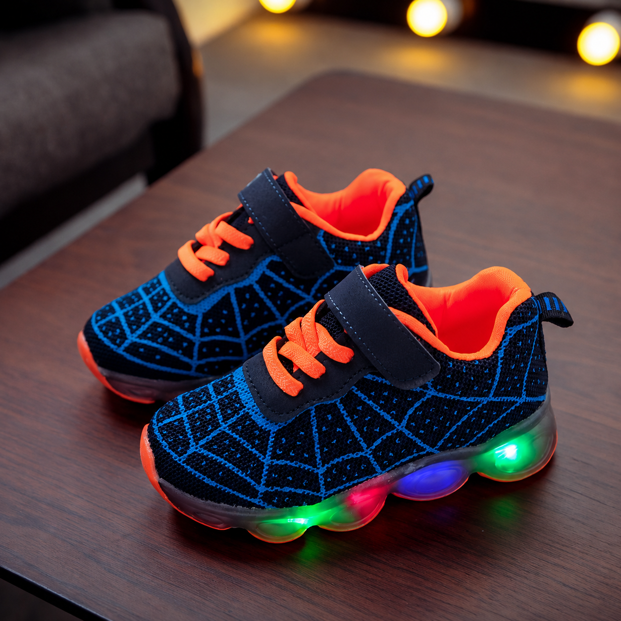 Casual Flashing Light Sneakers For Kids