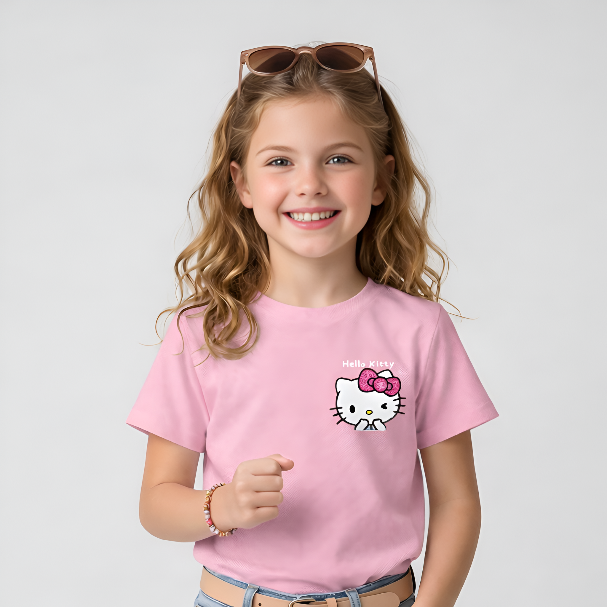 Mesh Sleeve Double Sided Graphic T-Shirt