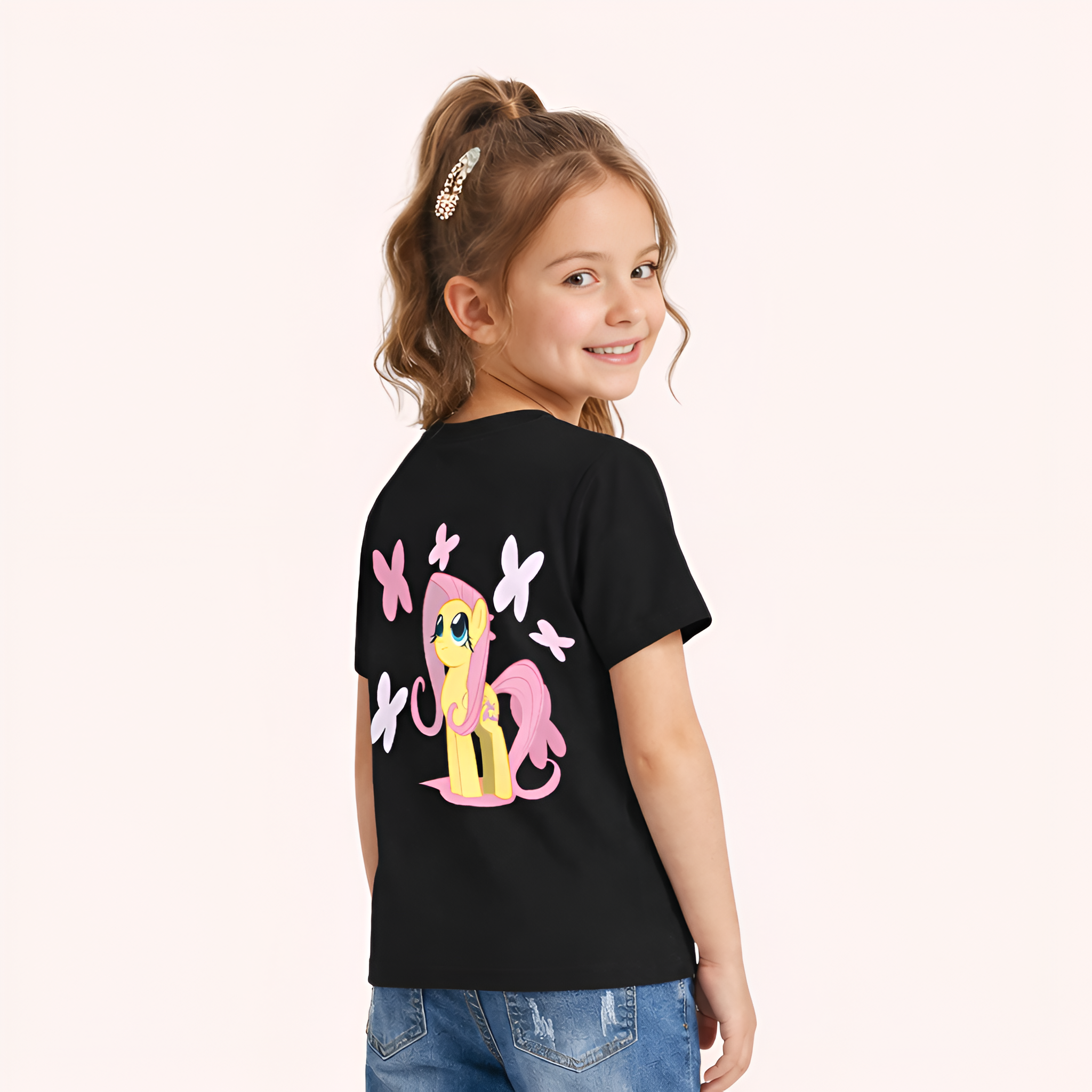 Fluttershy Double Sided Mesh Short Sleeve T-Shirt