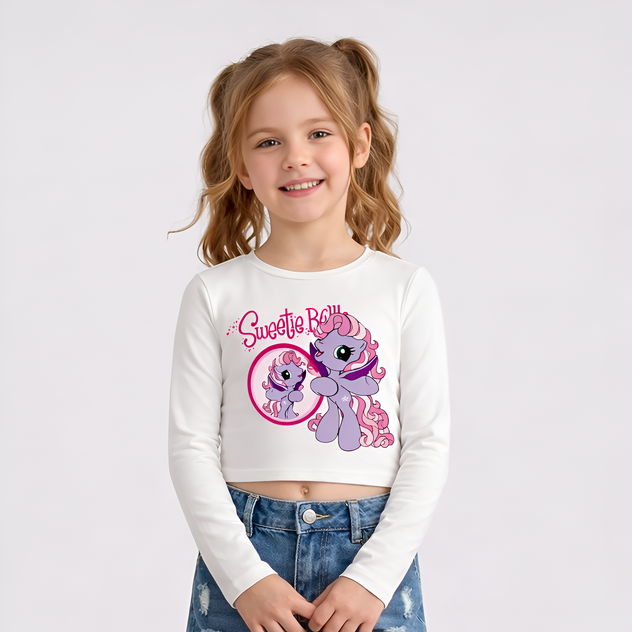 Sweetie Belle Long Sleeve Graphic Shirt For Girls
