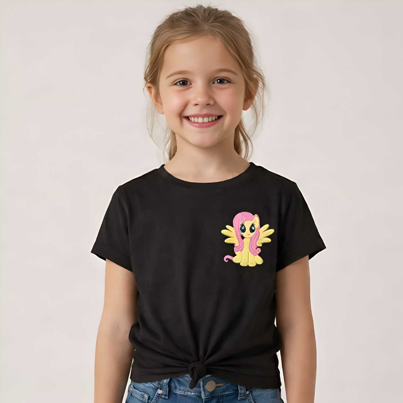 Fluttershy Double Sided Mesh Short Sleeve T-Shirt