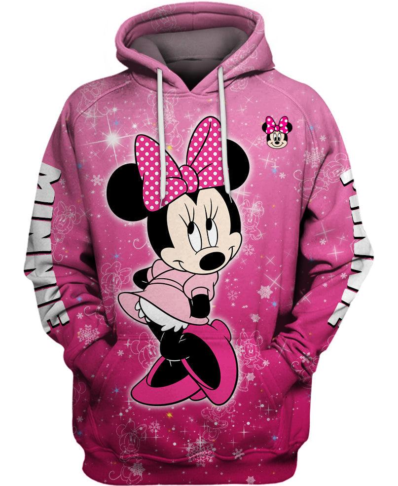 Minnie Mouse Print Hoodie - Children Cloth Shop