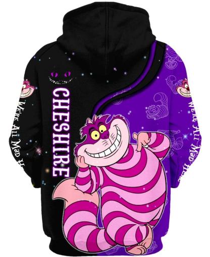 Cheshire Cat Print Hoodie - Children Cloth Shop