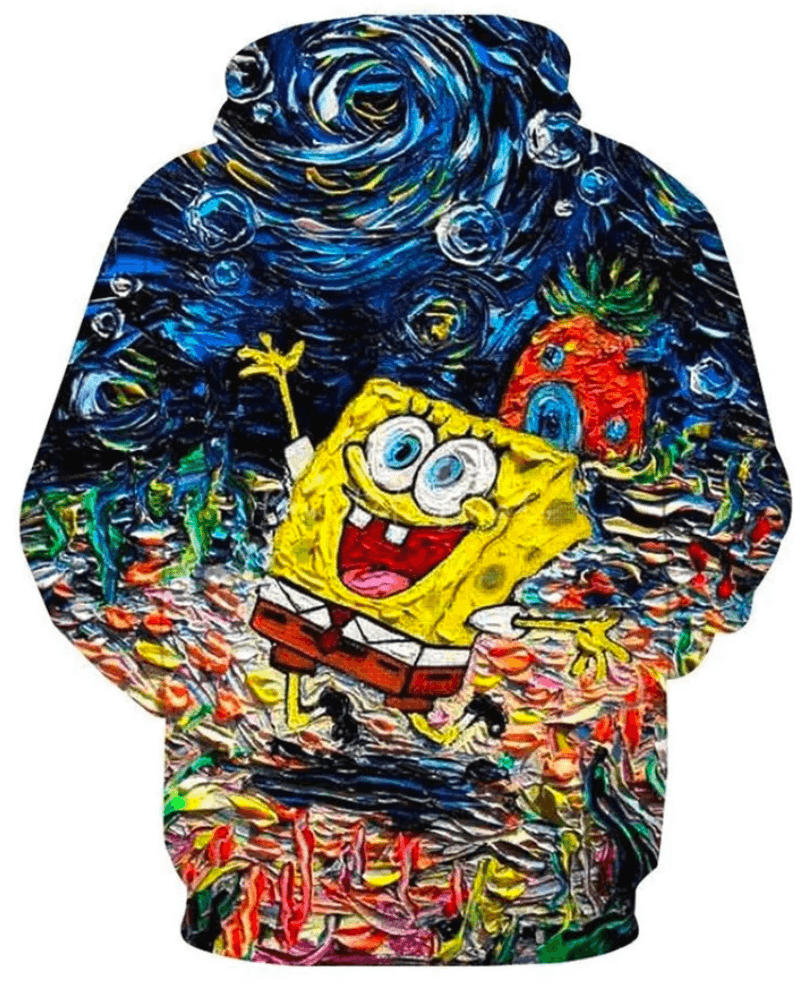 Children SpongeBob Square Pants Hoodie - Children Cloth Shop