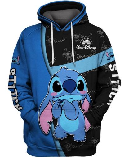Kids Stitch Graphic Hoodie - Children Cloth Shop