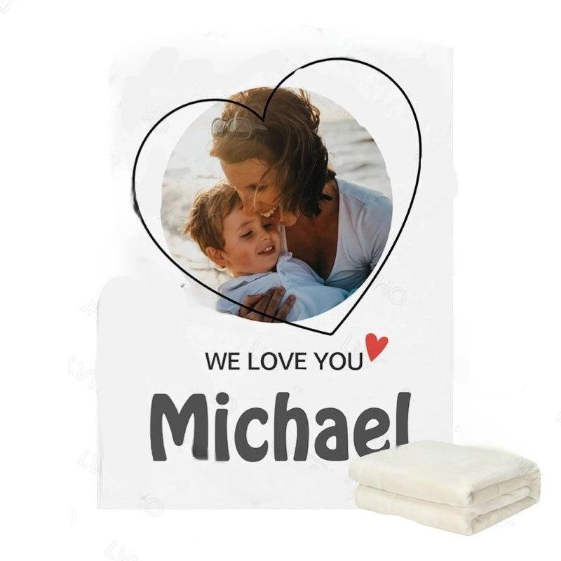 Custom Photo Collage Blanket-Children Cloth Shop
