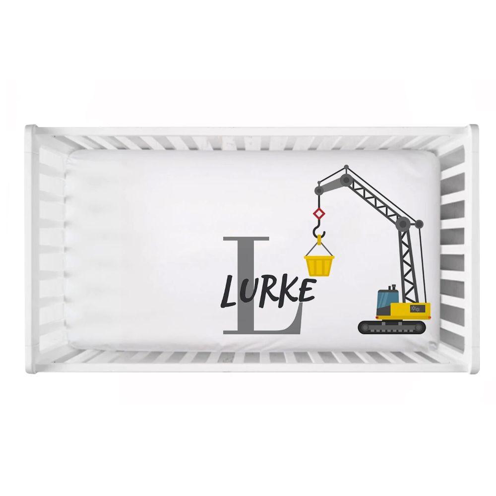 3 Piece Construction Crane Vehicle Bedding Set-Children Cloth Shop