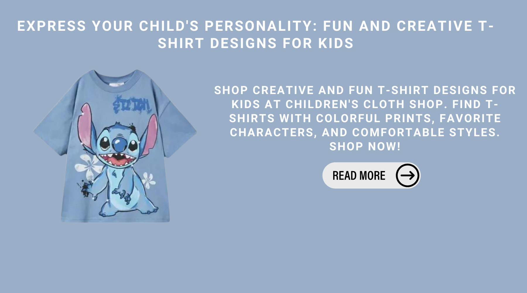 Express Your Child's Personality: Fun And Creative T-Shirt Designs For Kids-Children Cloth Shop