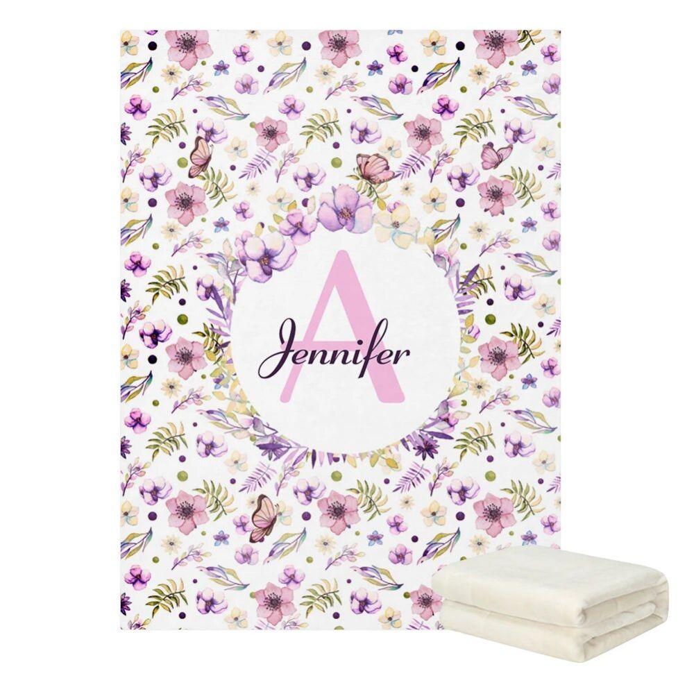 Custom Floral Crib Bedding Set-Children Cloth Shop