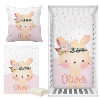 Custom Boho Bunny Bedding-Children Cloth Shop