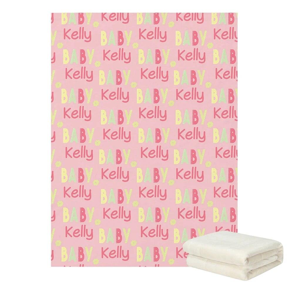 Custom Name Personalized Blanket-Children Cloth Shop