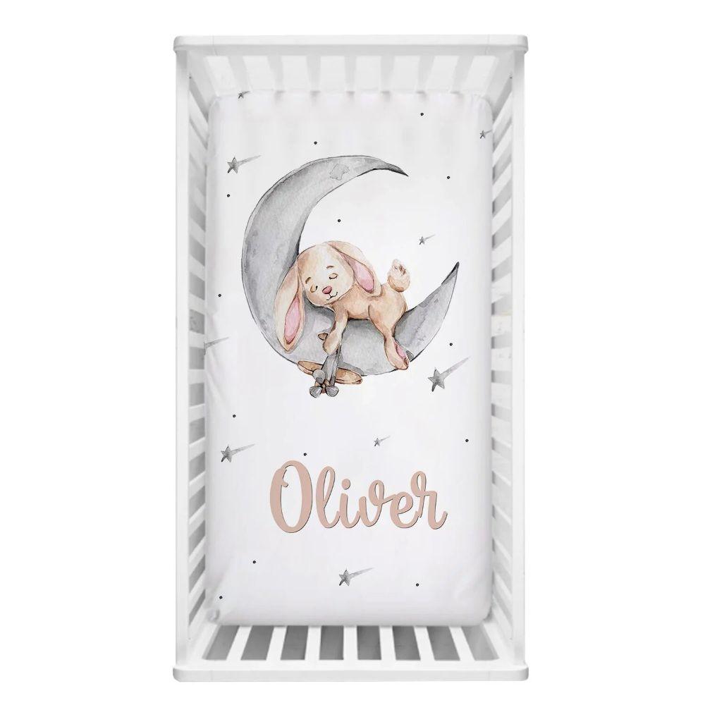 Custom Bunny Crib Bedding-Children Cloth Shop