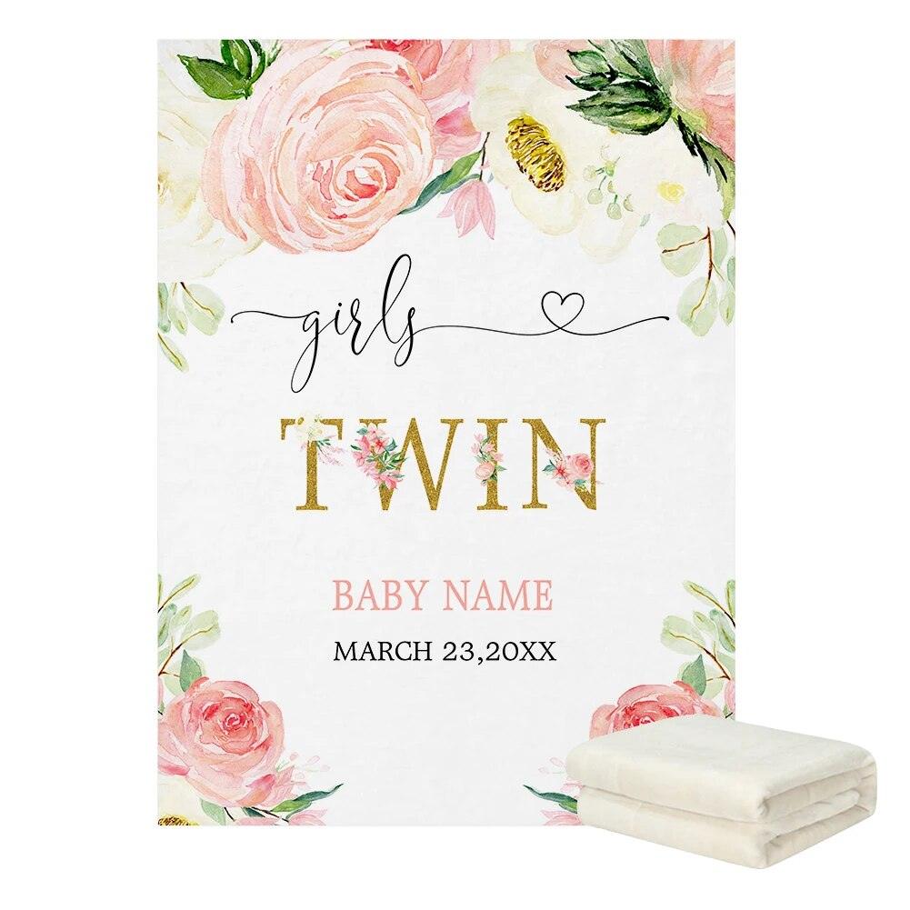 Custom Twin Baby Blanket-Children Cloth Shop