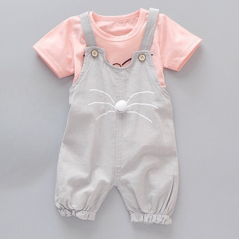 Girls Spring Wear Cat Pattern Dresses-Children Cloth Shop