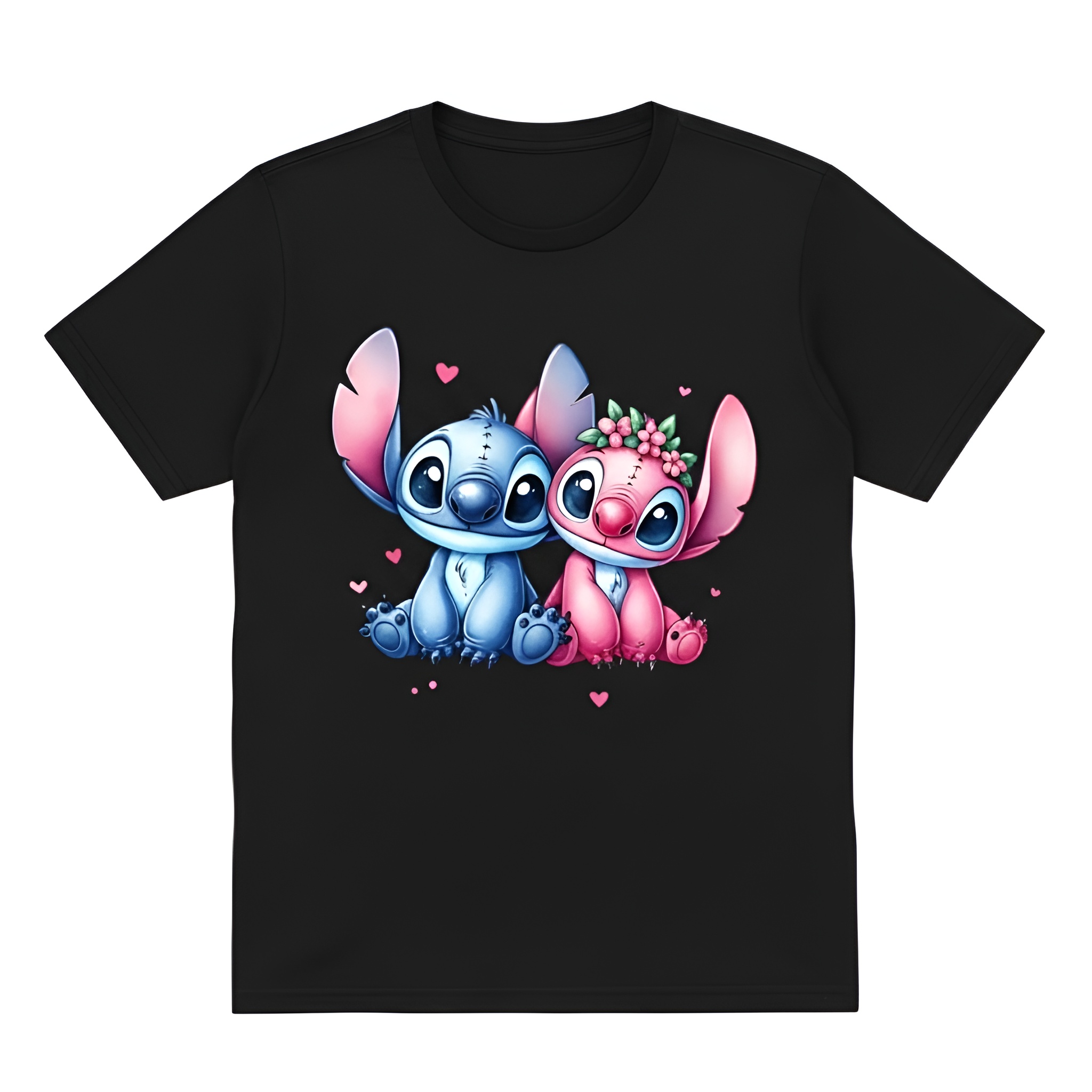 Dual Sided Cartoon Print T Shirt