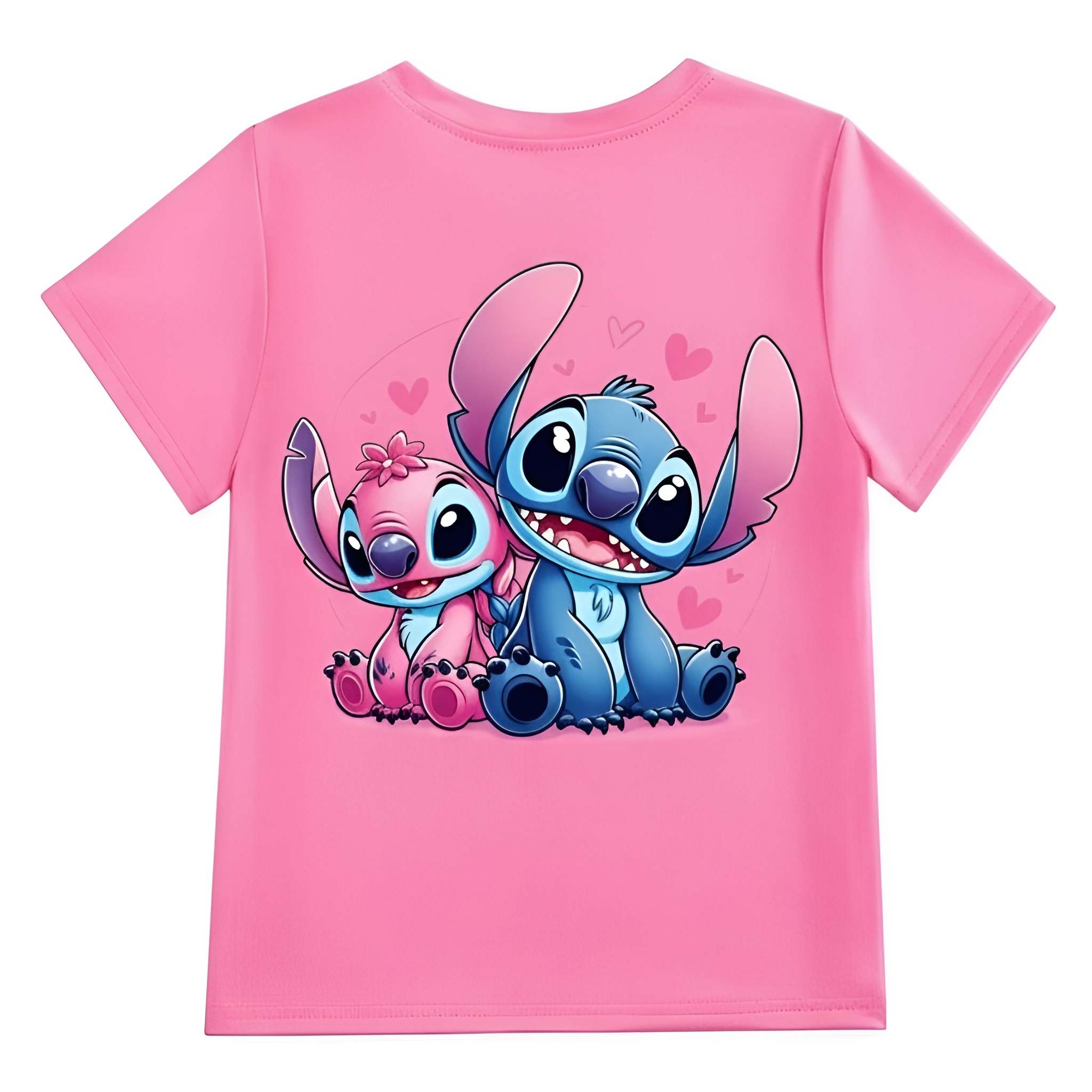 Dual Sided Cartoon Print T Shirt
