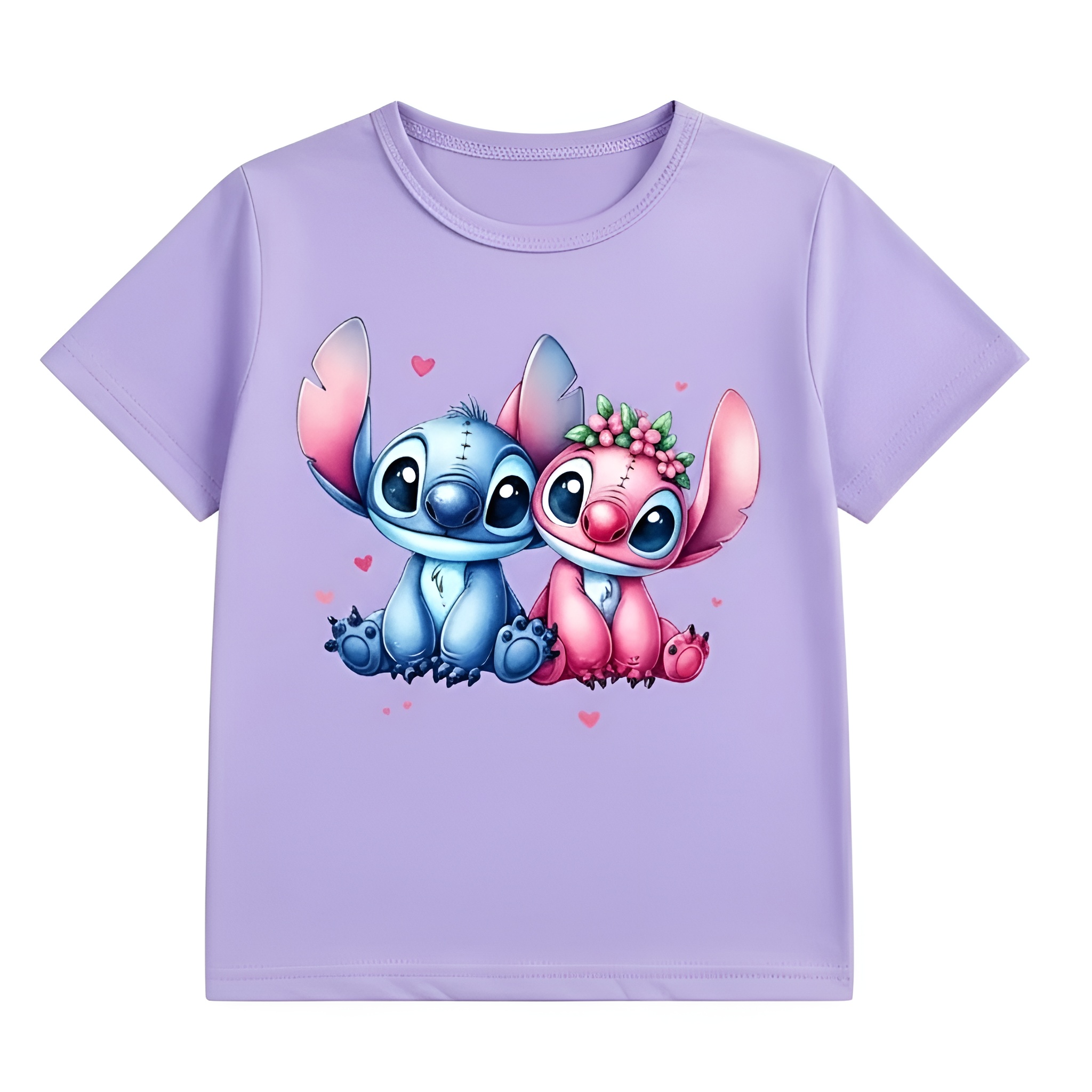 Dual Sided Cartoon Print T Shirt