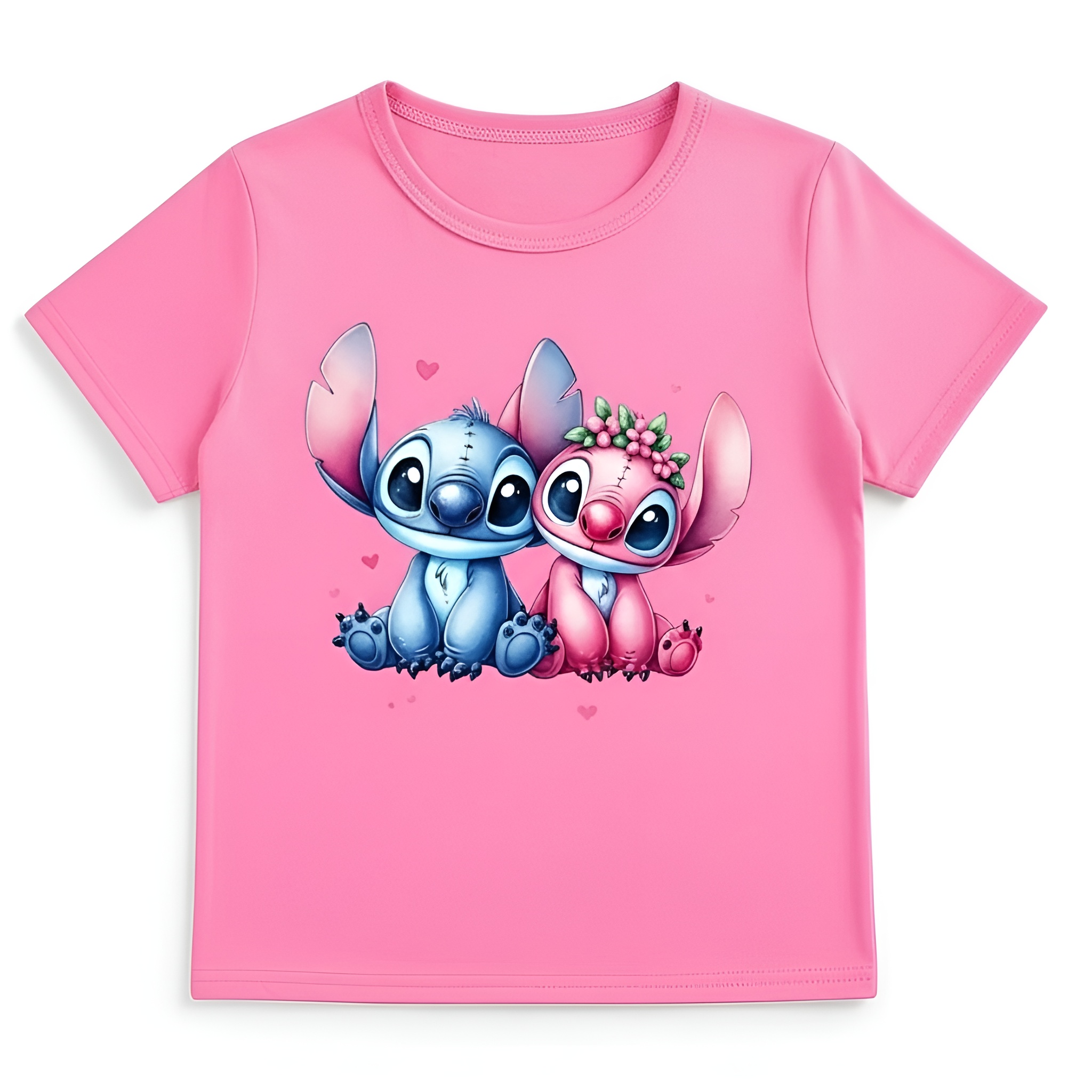 Dual Sided Cartoon Print T Shirt