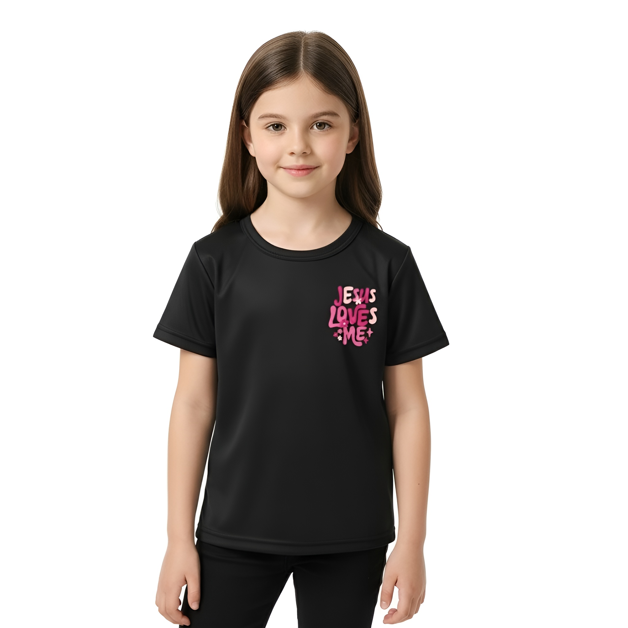 Dual Sided Letter Print T Shirt