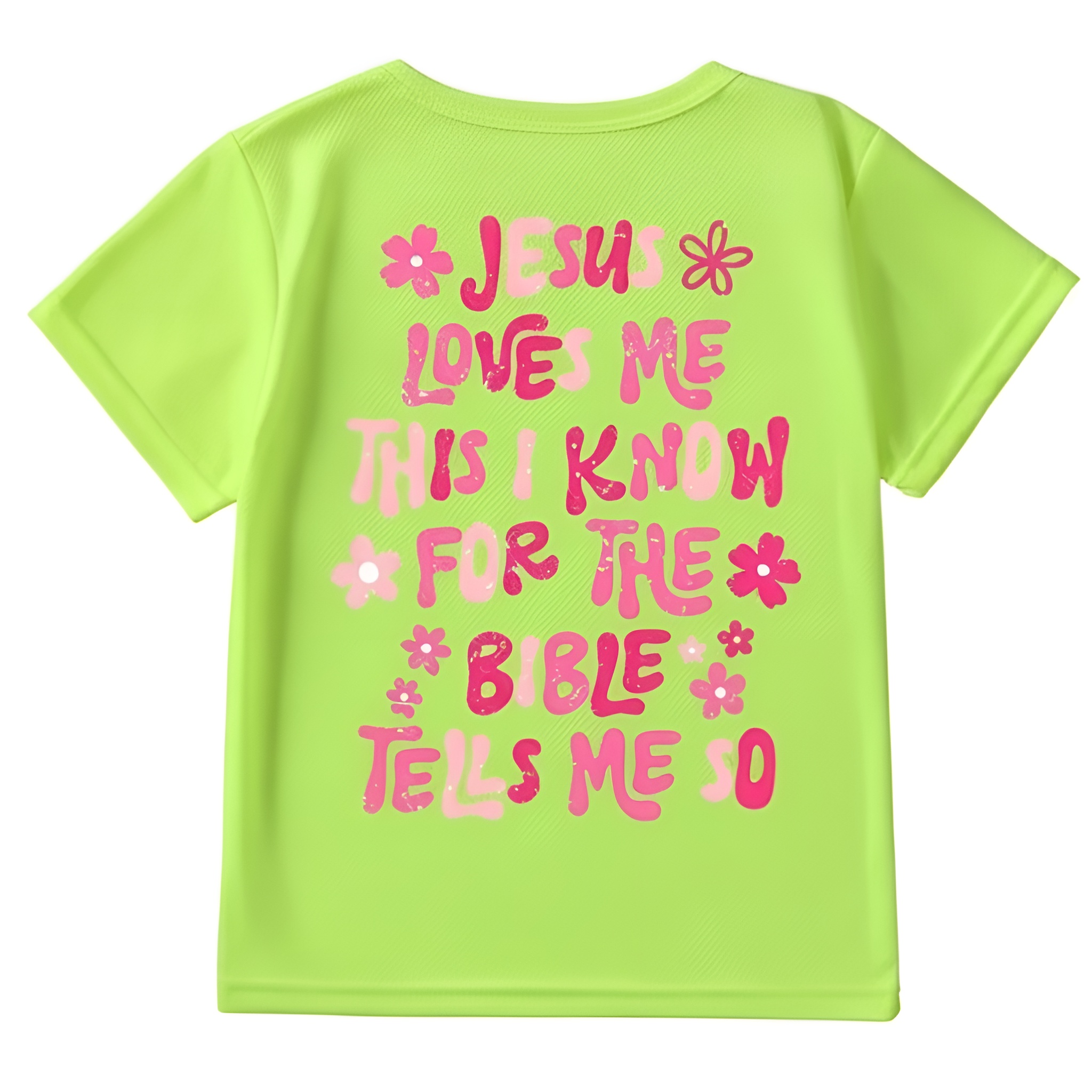 Dual Sided Letter Print T Shirt