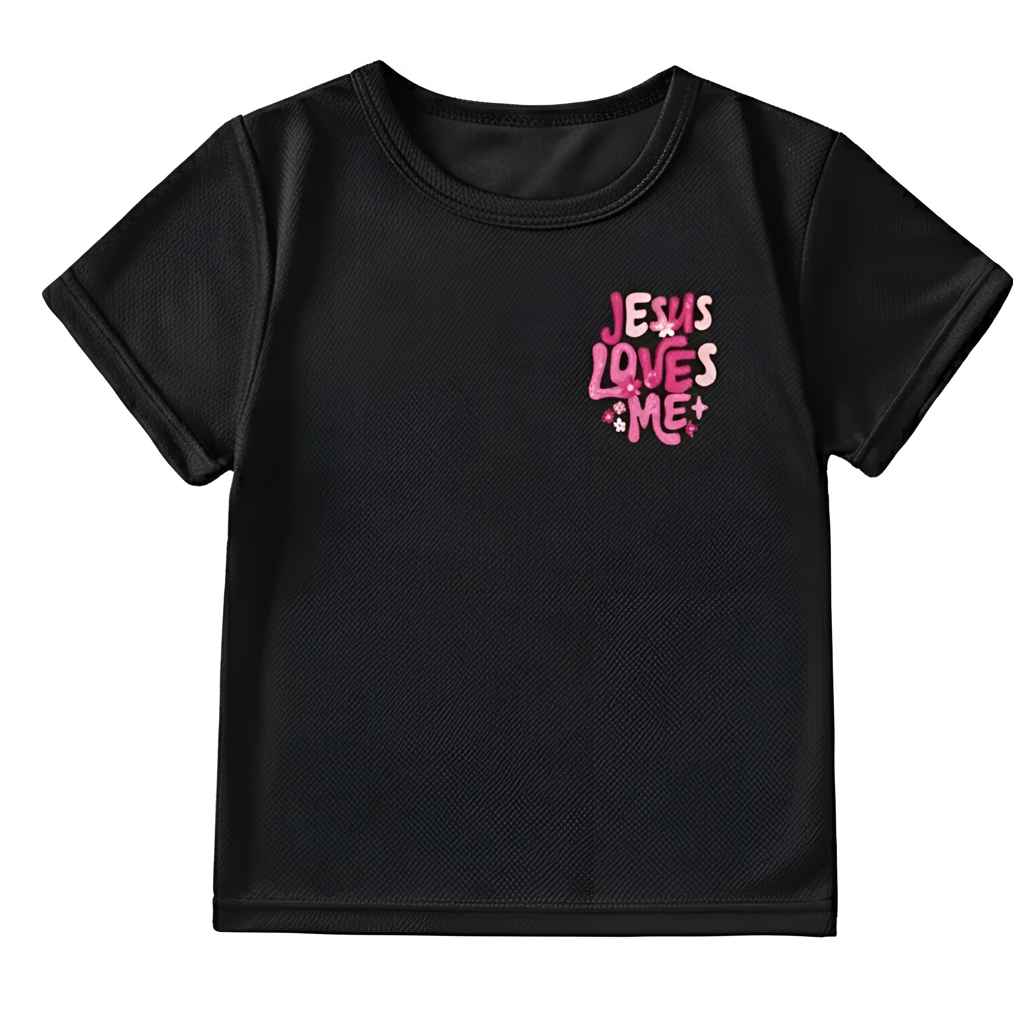 Dual Sided Letter Print T Shirt