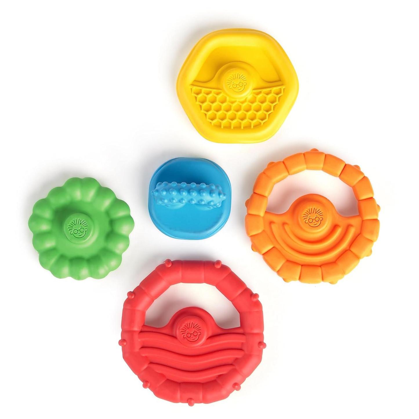 Teething Rattle Cooling Toy Multi Sensory Relief-Children Cloth Shop