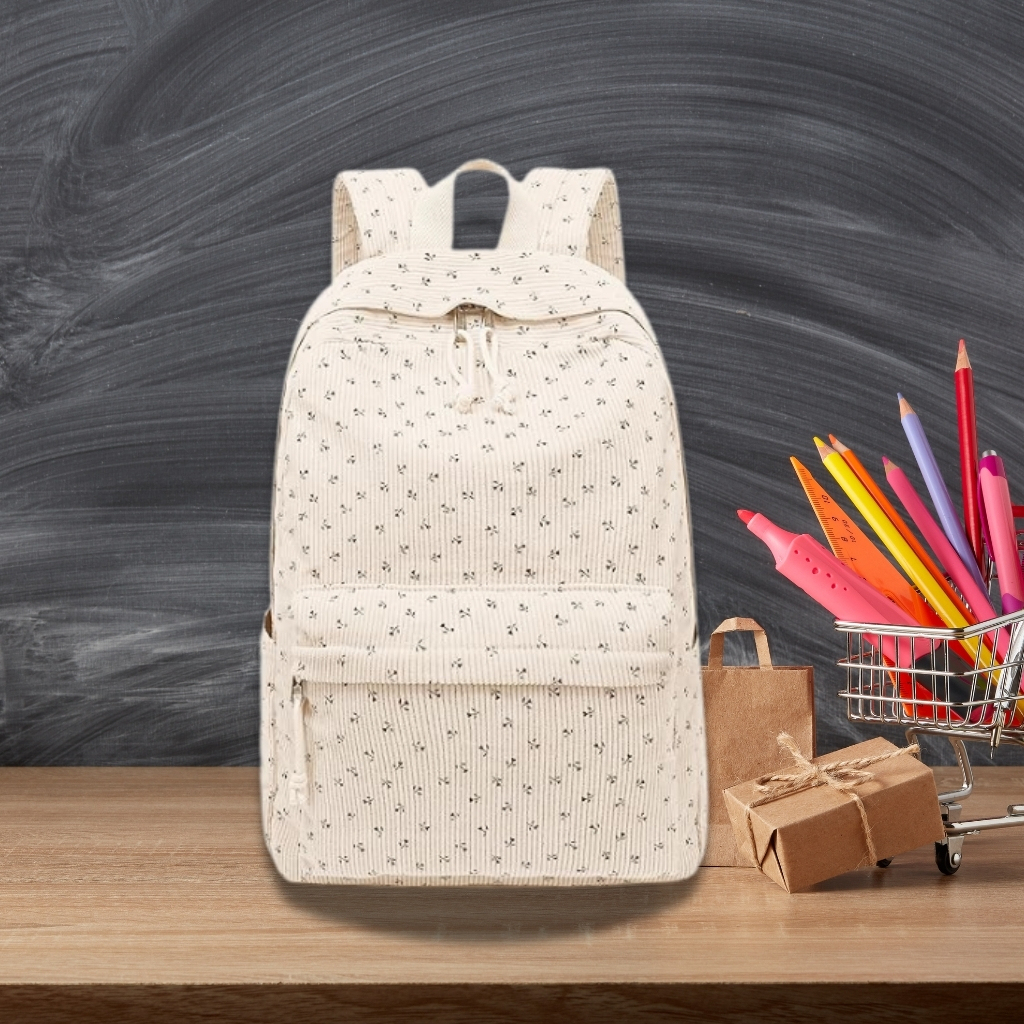 Elementary Corduroy Backpack