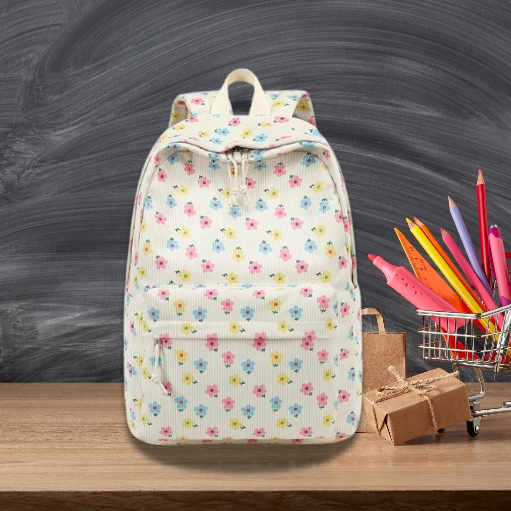 Elementary Corduroy Backpack
