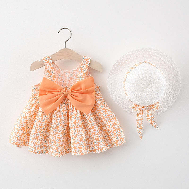Girls Casual Sleeveless Dresses-Children Cloth Shop