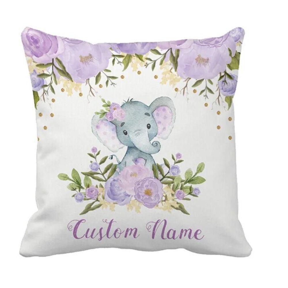 Custom Flower Elephant Crib Set-Children Cloth Shop