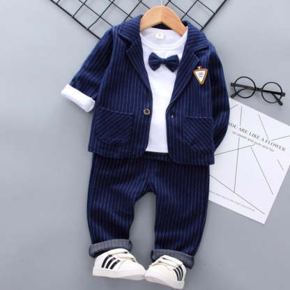 Autumn Small Suit with Bowtie for Baby Boys-Children Cloth Shop
