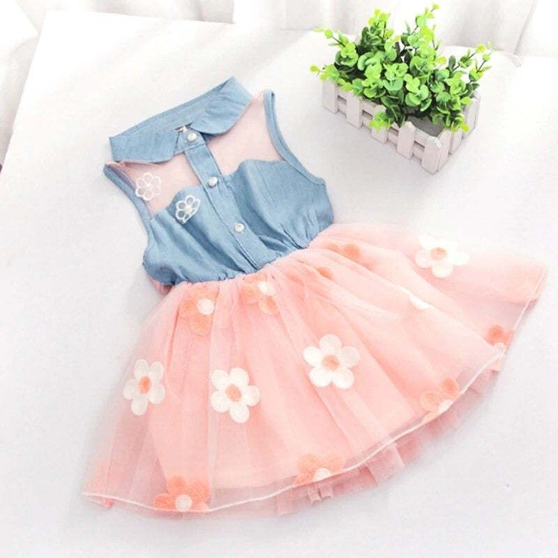Girls Flower Frocks For Summer-Children Cloth Shop