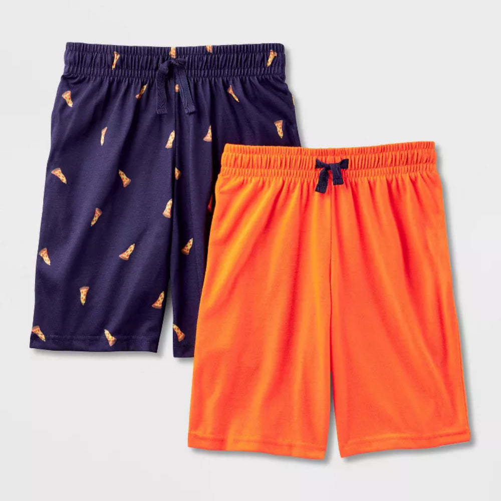 Two Pack Jersey Pajama Shorts Set For Everyday Wear