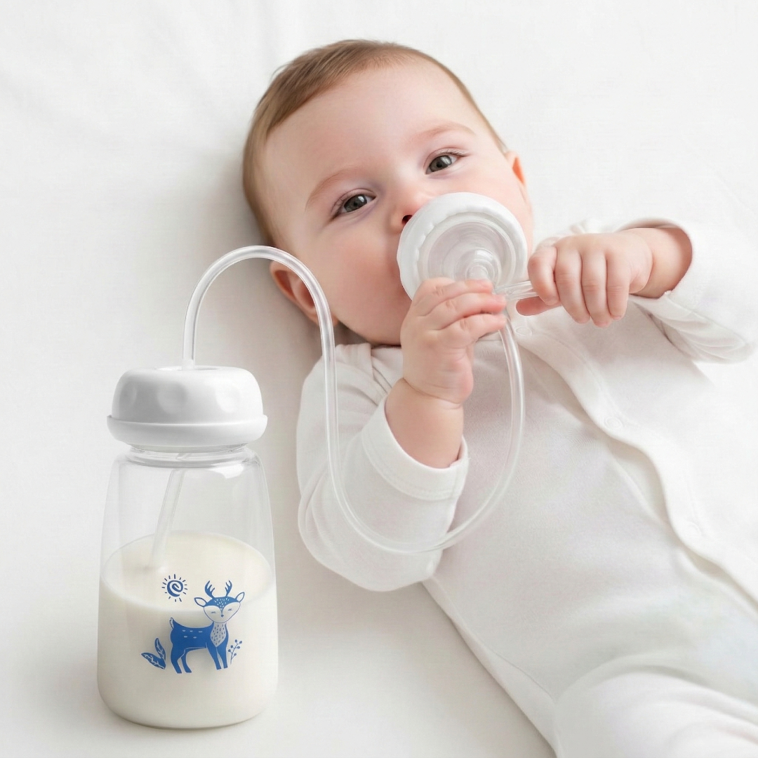 Hands-Free Baby Bottle
