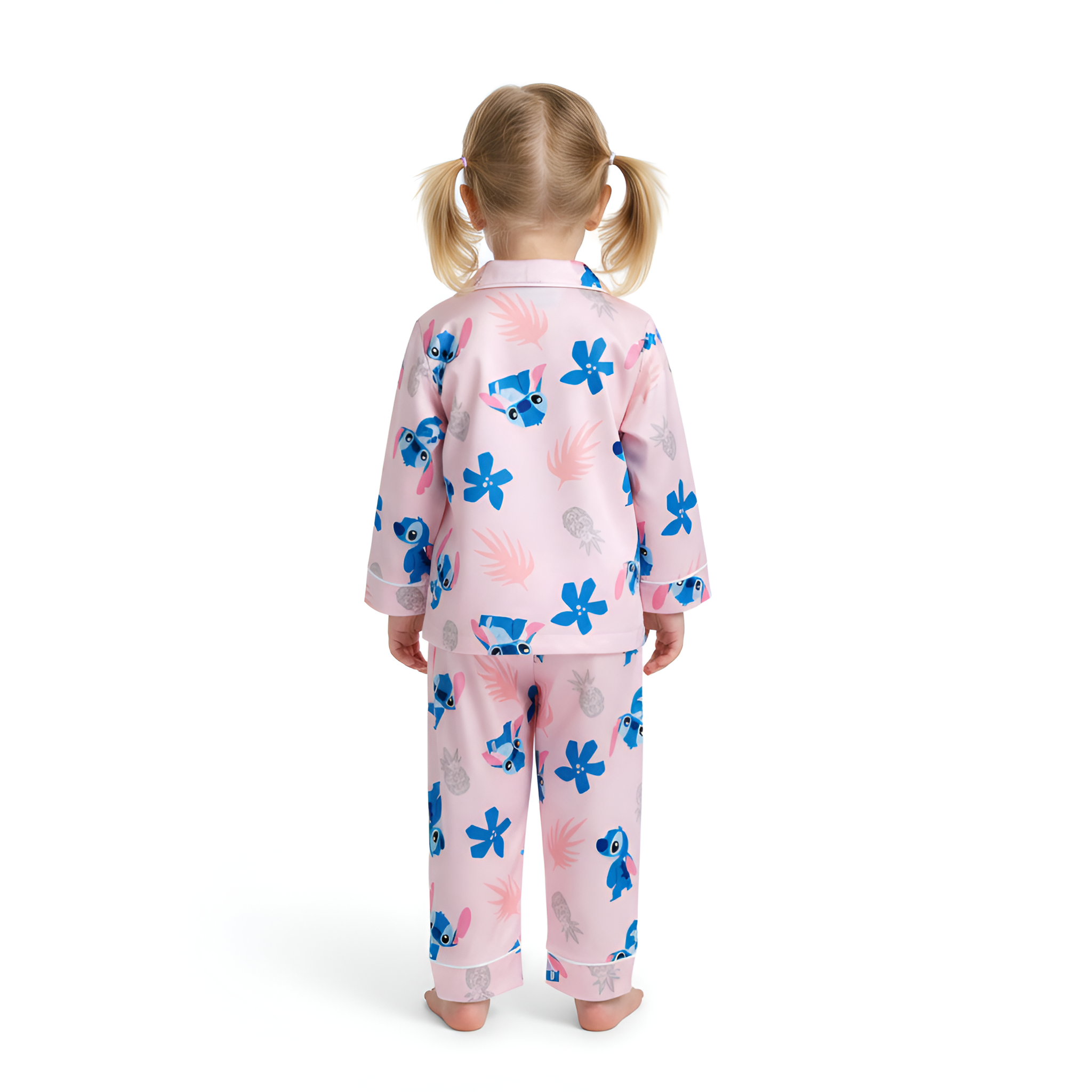 Long Sleeve Comfortable Casual Pajama Set for Girls