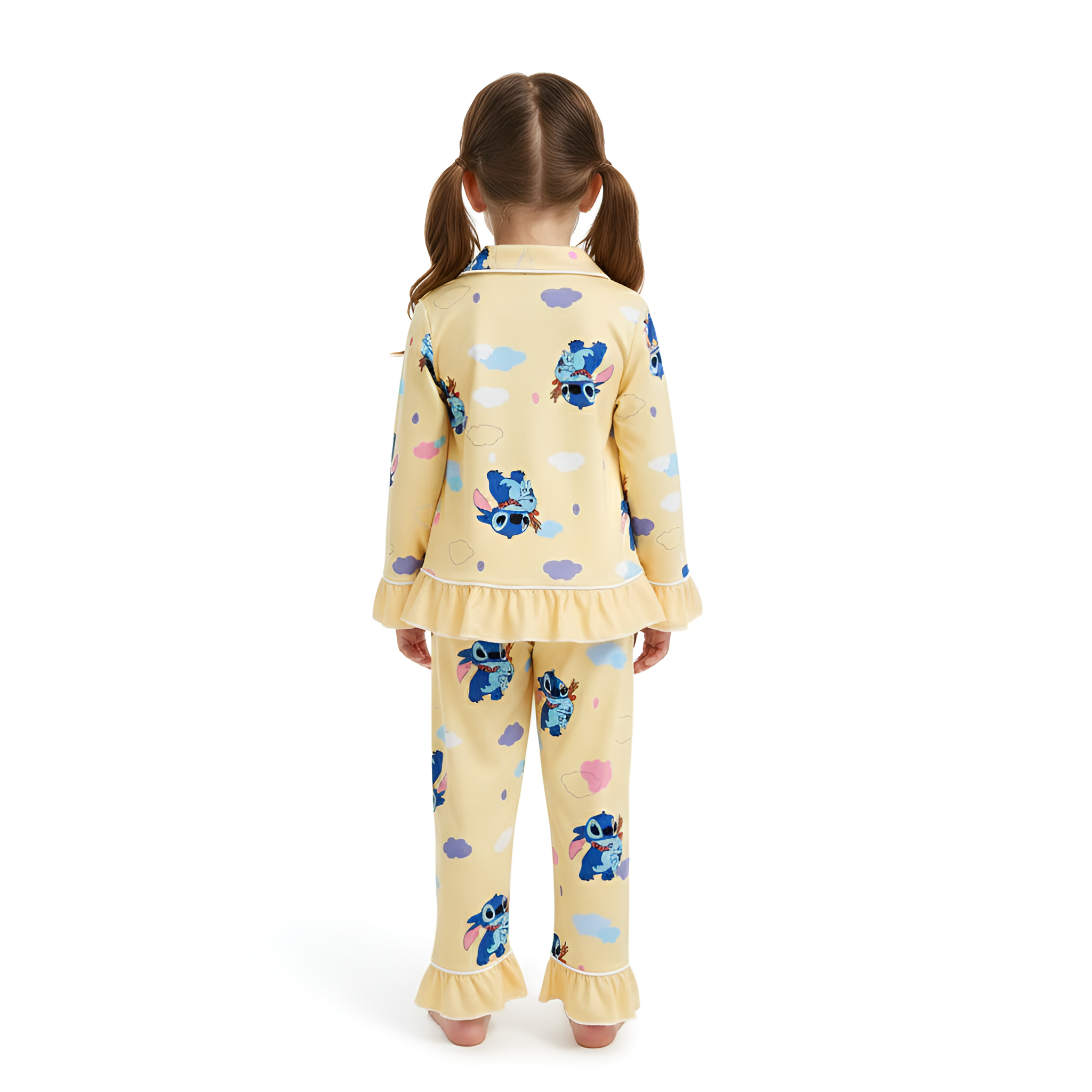 Long Sleeve Casual Pajama Set for Girls