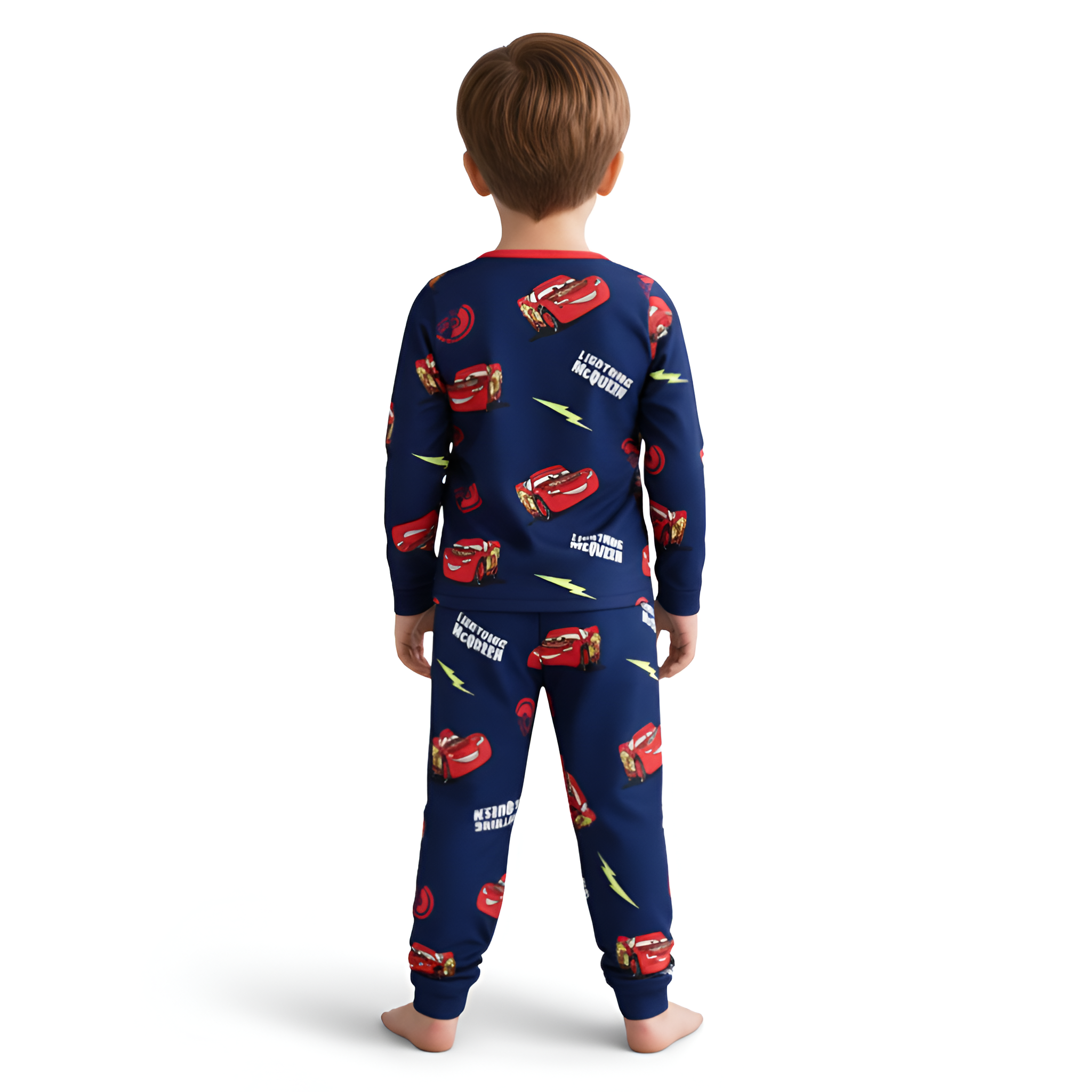 Kids Animated Racing Theme Pajama Outfit