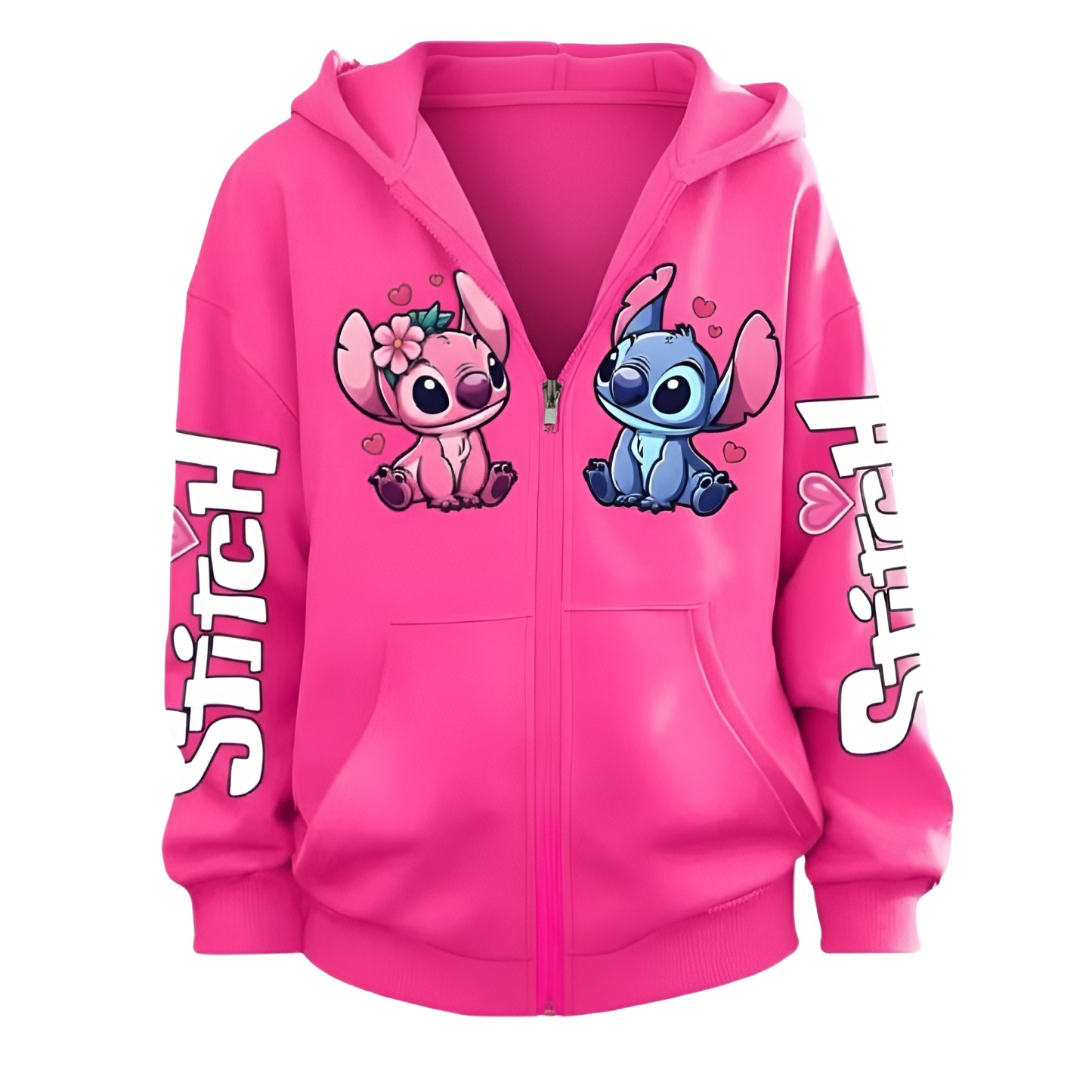 Customizable Stitch Hoodie for Girls and Boys