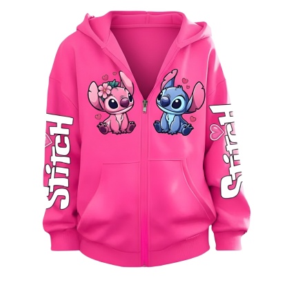 Customizable Stitch Hoodie for Girls and Boys