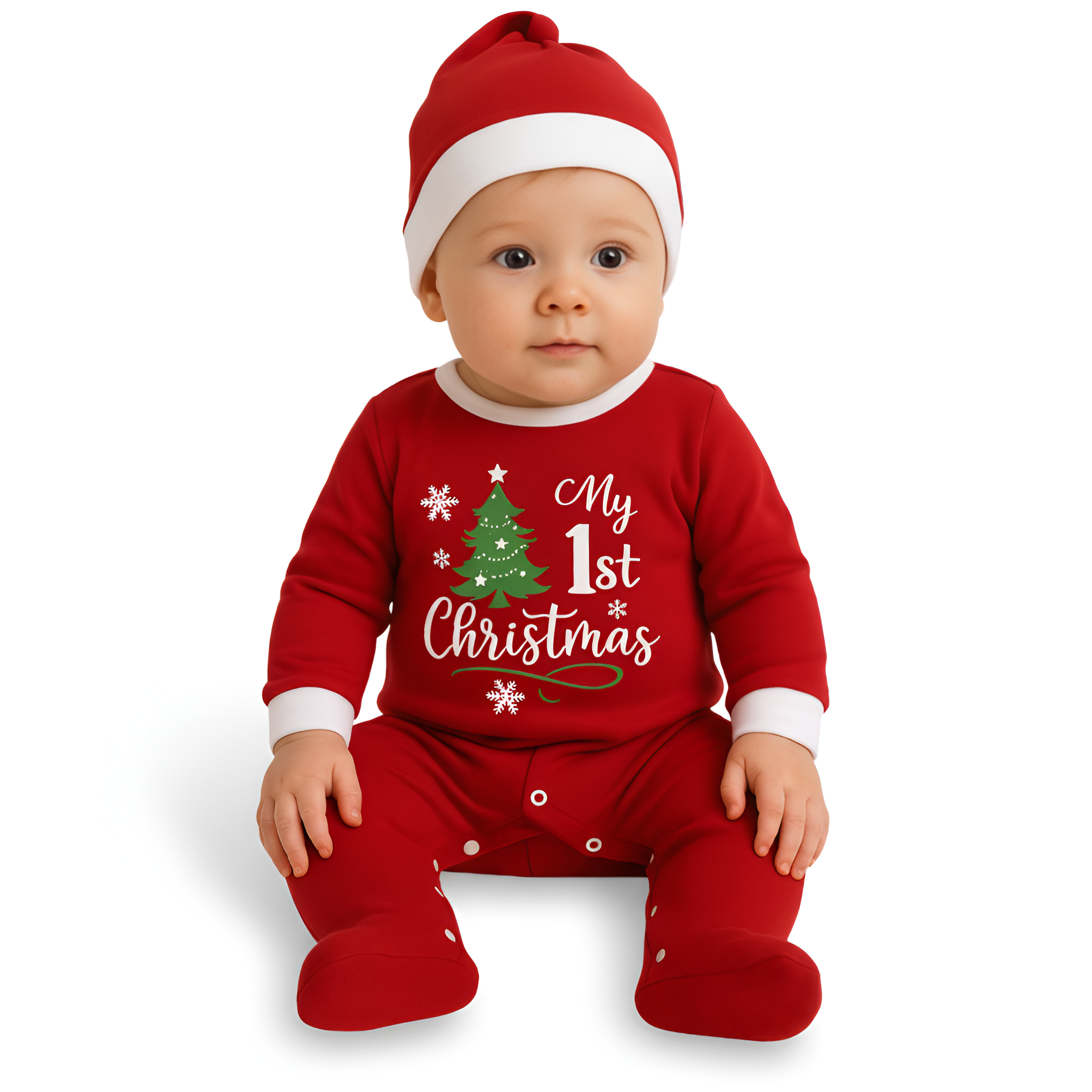 Boys And Girls Round Neck Cartoon Printed Long Sleeve Bodysuit