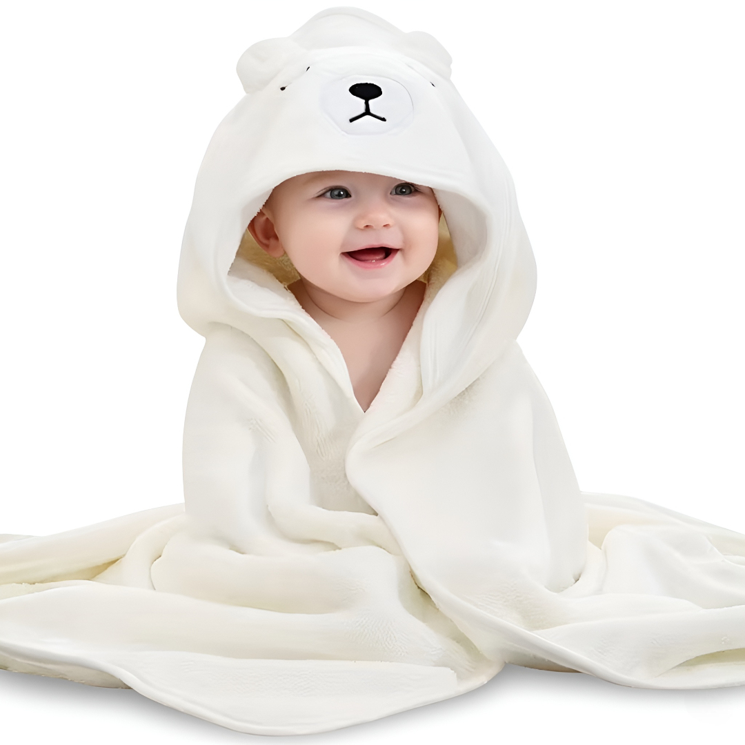 Absorbent Microfiber Baby Bathrobe