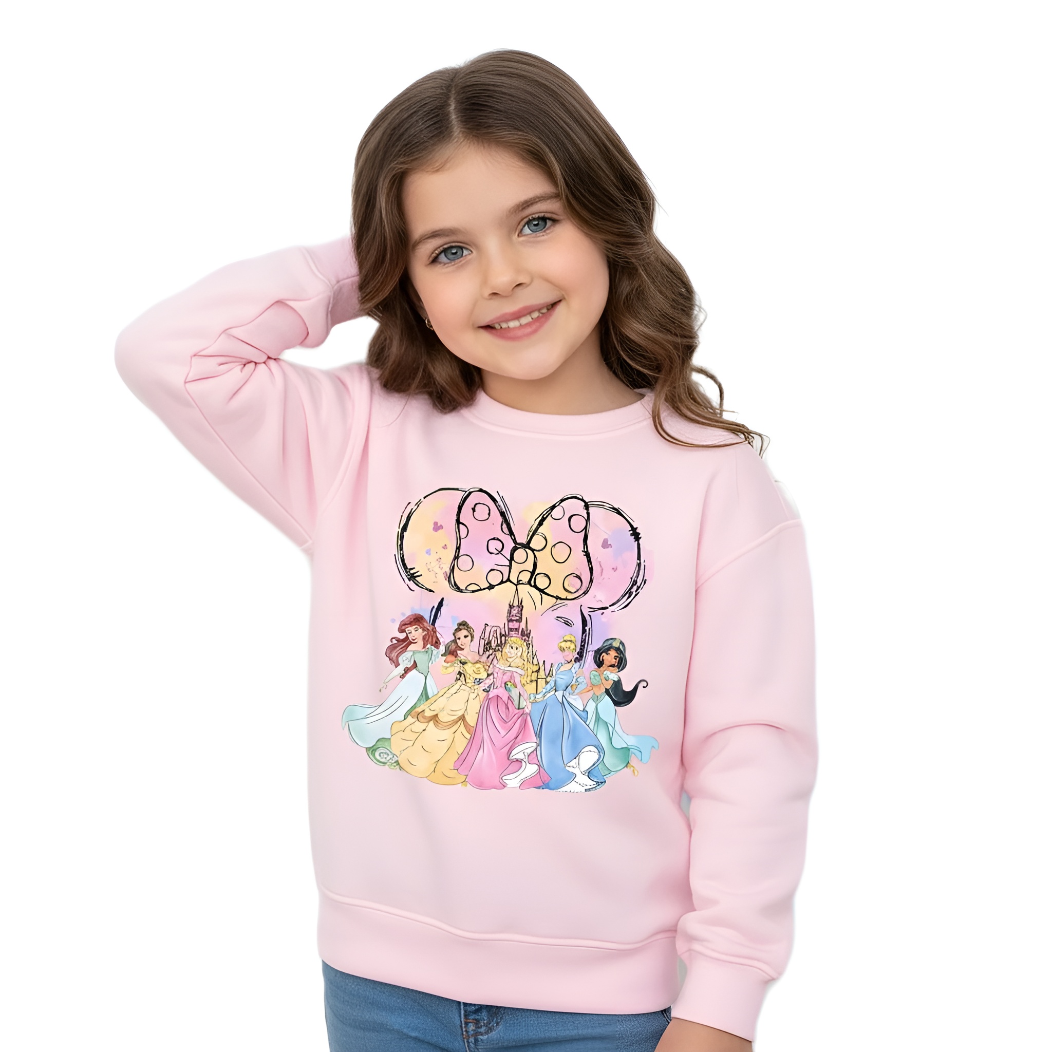 Disney Stitch Custom Kids Rainbow Splash Shirt