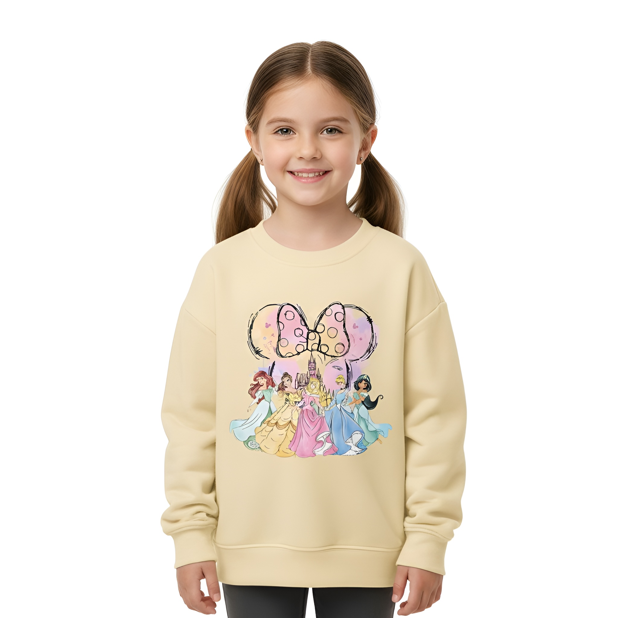 Disney Stitch Custom Kids Rainbow Splash Shirt