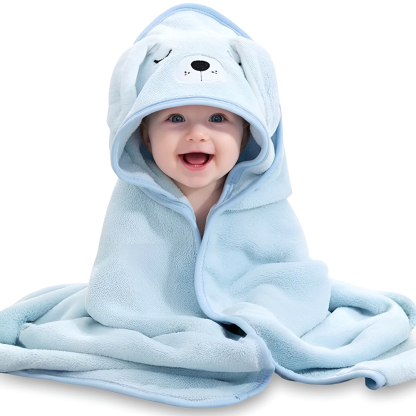 Absorbent Microfiber Baby Bathrobe