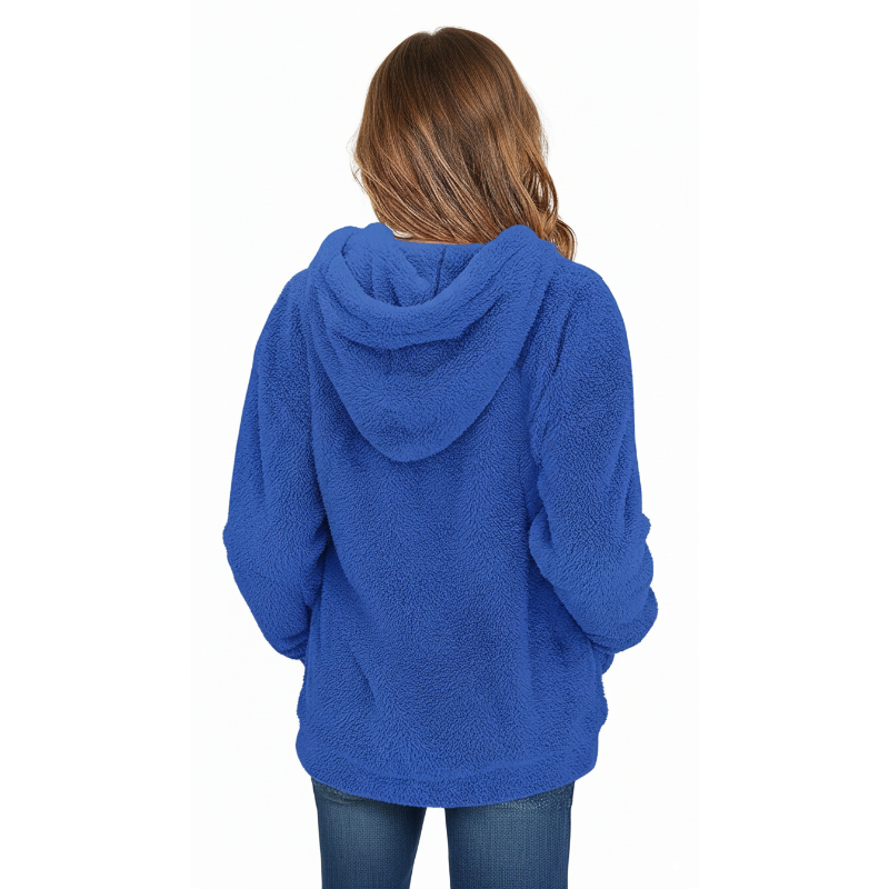 Girls Fuzzy Fleece Pullover Hoodies Sweatshirt